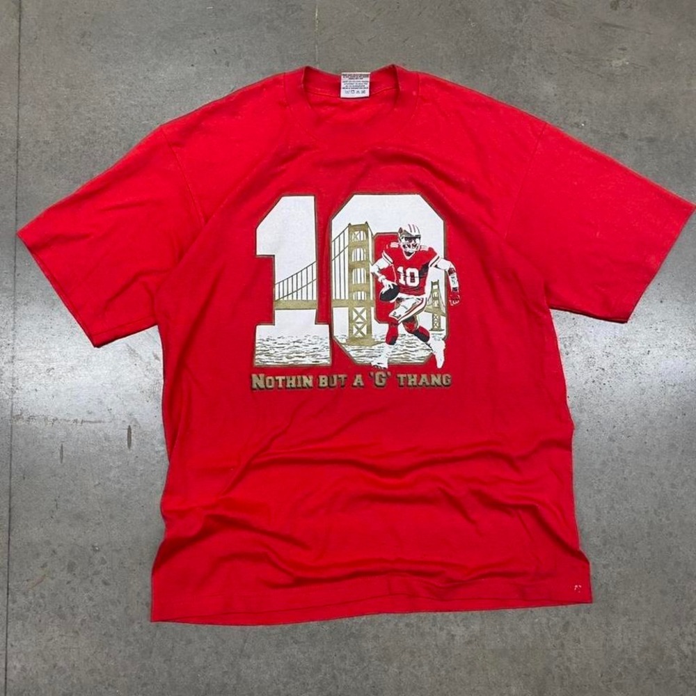 San Francisco 49ers Jerry Rice #10 Vintage NFL Tee‎ XL